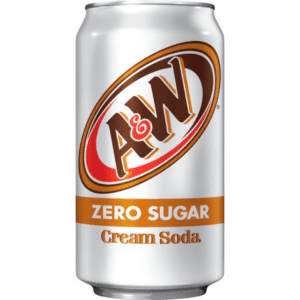 A&W Zero Sugar Cream Soda 12x355ml