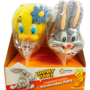 Looney Tunes Marshmallow Pops 12pieces