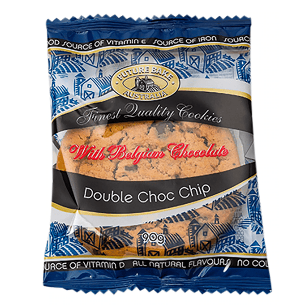 Future Bake Australia Double Choc Chip Cookie 12x90g