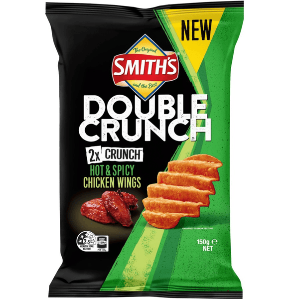 Smith's Double Crunch Hot & Spicy Chicken Wings 18x45g