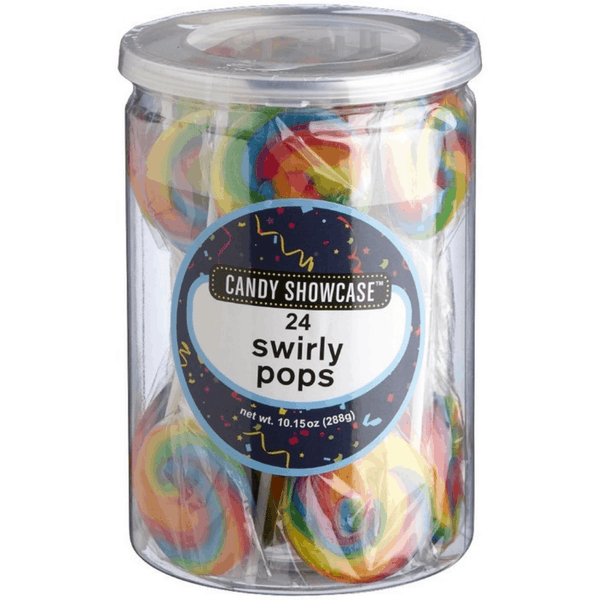 Swirly Lollipops Rainbow 24x12g