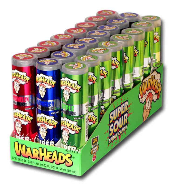 Warheads Super Sour Spray Candy 24x20ml